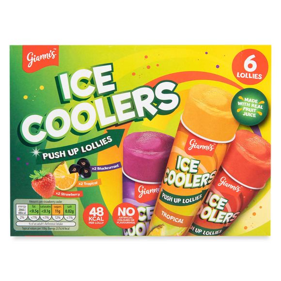 Ice Coolers 6x80g Gianni's